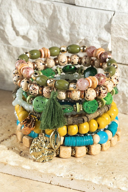 Mixed Bead Bracelets